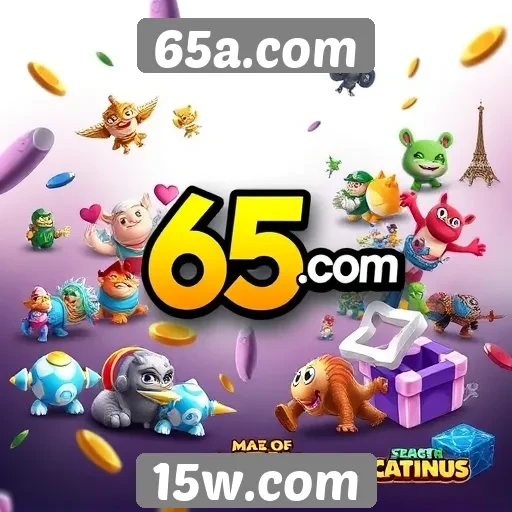 Variedade de jogos disponíveis no 65a.com